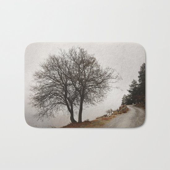 "Mountain path". Retro Bath Mat