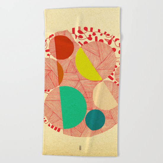 - cosmogony_02 - Beach Towel