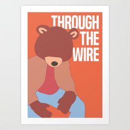 Through The Wire Art Print