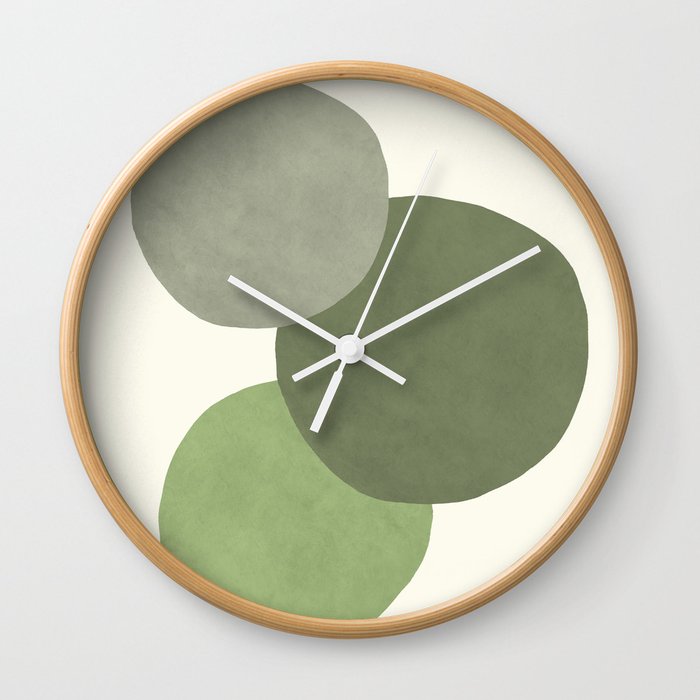 Circles On Circles Wall Clock
