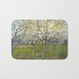 Van Gogh Badematte | Vintage, Famous, Blossoming, Landscape, Fine, Illustration, Painting, Nature, Impressionism, Art 