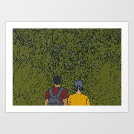 On Sunday Art Print