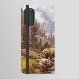 Grizzly Bear in the Rocky Mountains Android Wallet Case