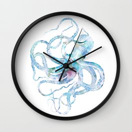 Vintage octopus colorized Wall Clock