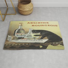 Vintage poster - Absinthe Bourgeois Rug