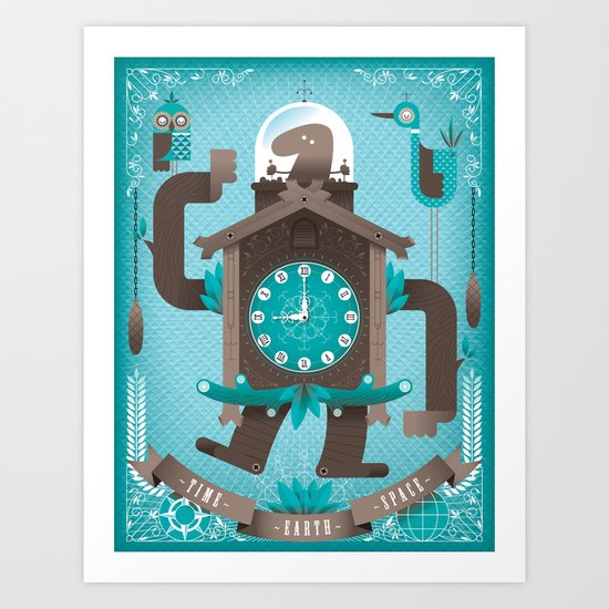 Cuckoo-o-tron Art Print