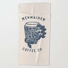 Mermaiden Coffee Co. Beach Towel