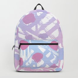 Abstract Paint Pattern Purple Backpack | Abstractartprint, Animalprint, Subtlebi, Artistic, Ombre, Bicolors, Abstractart, Dots, Purple, Scribbles 