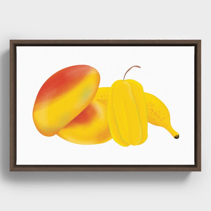 Fruit collection Framed Canvas