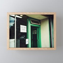 black owned  business in West Philadelphia Framed Mini Art Print