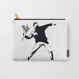 Flower Thrower Carry-All Pouch | Revo, Banksy, Grafitti, Wallporn, Famous, Streetart, Vandal, Popart, Sprayart, Rage 