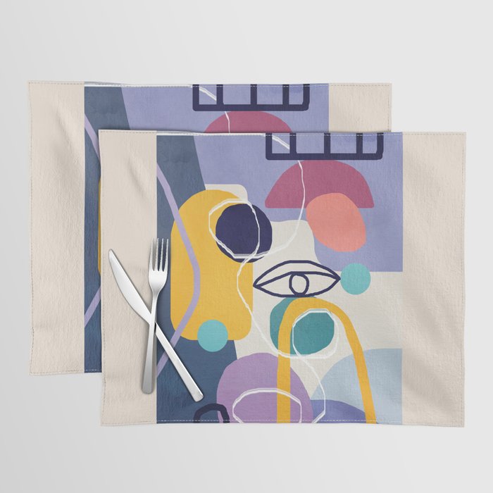 Modern Abstract Art 47 Placemat