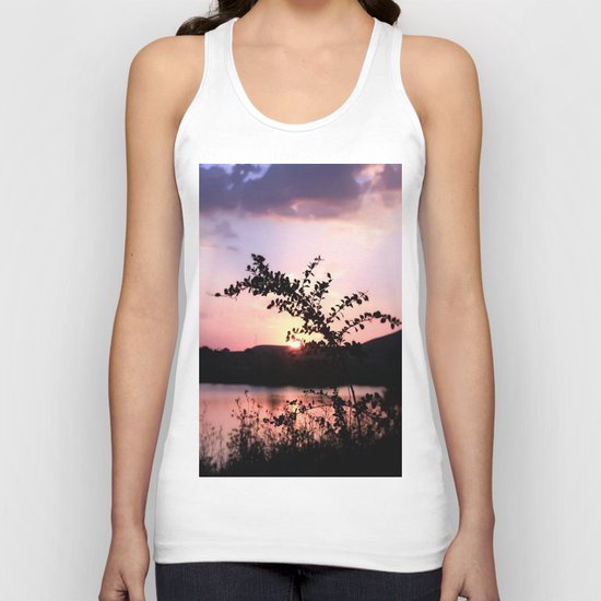 moon Unisex Tank Top