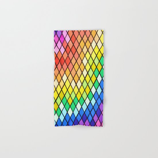 Geo-Pantone Hand & Bath Towel