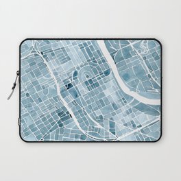 Map Nashville Tennessee Blueprint City Map Laptop Sleeve