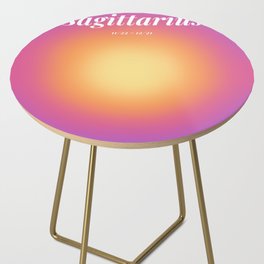 Sagittarius Colors Side Table