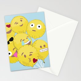 Emoji Balloons Stationery Cards