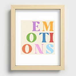 emotions Recessed Framed Print