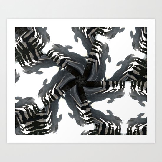 "...watch the world spinning..." Art Print