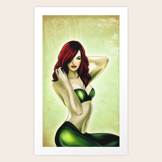 Red head Art Print