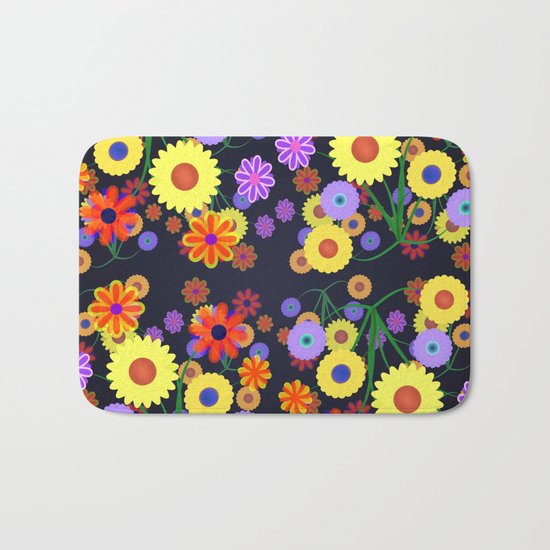 Flower Power Bath Mat