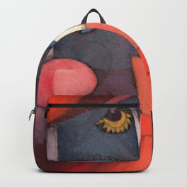 Autumn Flower Cubism Paul Klee Backpack