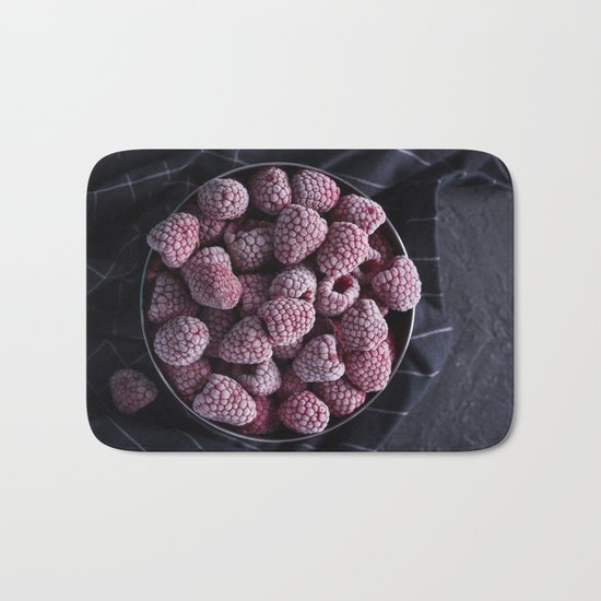 frozen berries Bath Mat