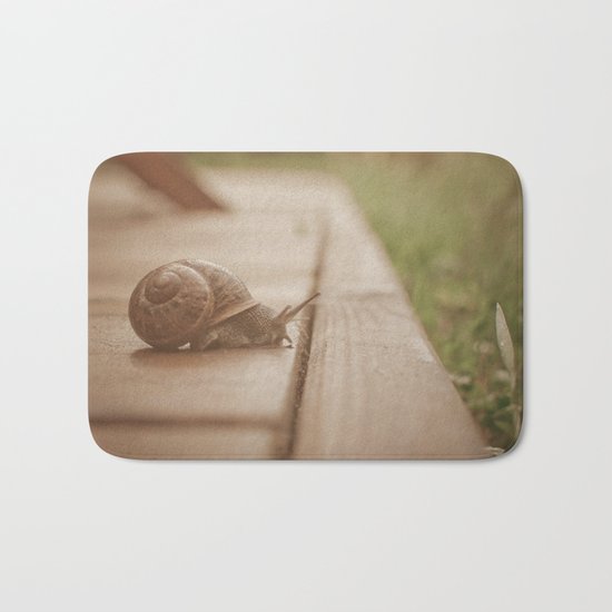 Snail Garden 2 Bath Mat