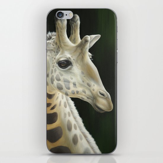 Giraffe Realistic Painting | Animal | Wildlife Art | Nursery Art | Cottage Decor | Home decor iPhone Skin