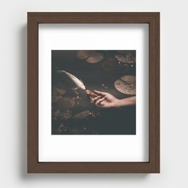 A Little Bit Closer by Omerika Recessed Framed Print