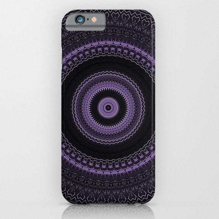 Royal Purple Mandala iPhone Case
