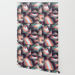 Remix Crystal gradation Painting  by Paul Klee Bauhaus  Wallpaper