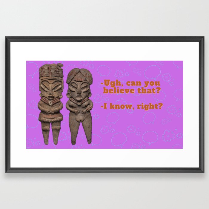 Can you believe that? Framed Art Print
