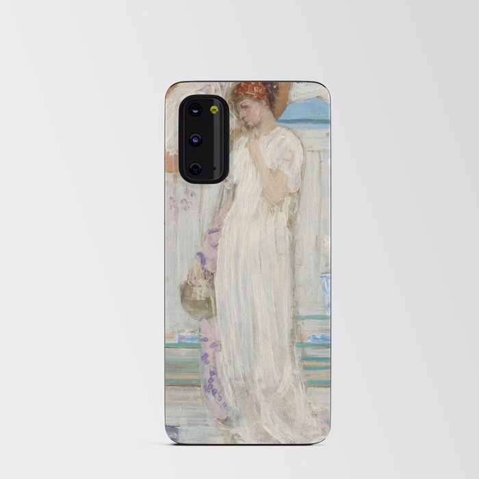 James Whistler - White Symphony, Three Girls Android Card Case