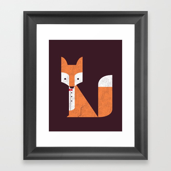 Le Sly Fox Framed Art Print