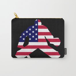 American Flag Goalie Carry-All Pouch