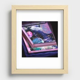 Planets Outside My Window Recessed Framed Print