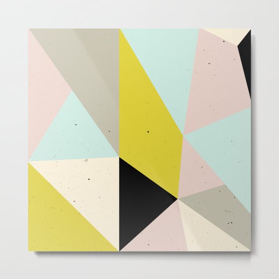 Geometric Metal Print