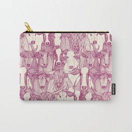 just cattle cherry pearl Carry-All Pouch