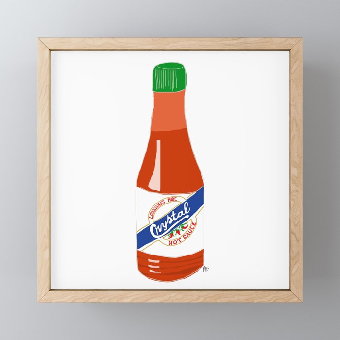 Hot Sauce Framed Mini Art Print