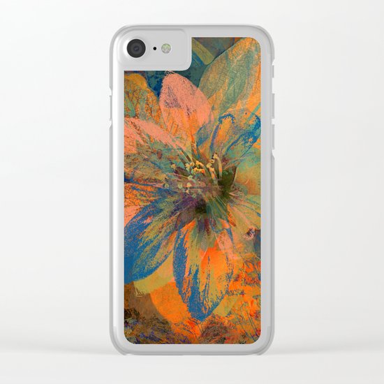 Floral abstract(43) Clear iPhone Case