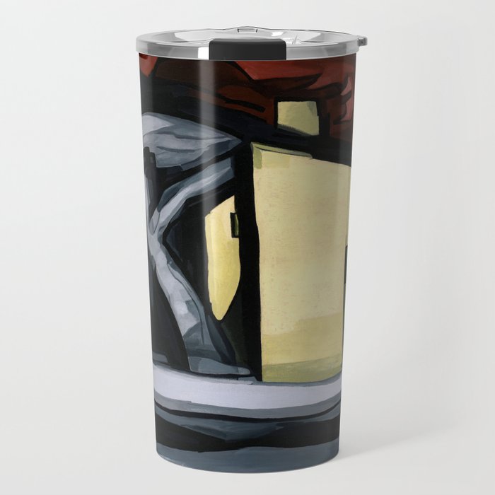 A Situation in Yellow, 1933 by Oscar Bluemner Travel Mug