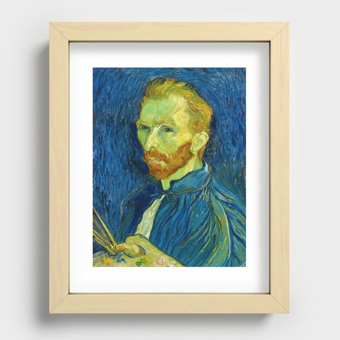 Vincent van Gogh "Self-portrait" (3) Recessed Framed Print