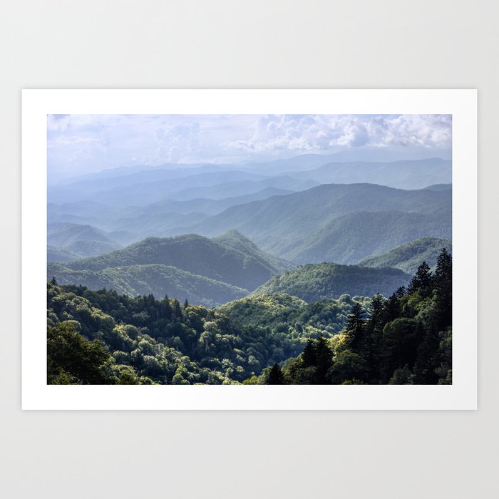 Smoky Mountain Sunsets - Wanderlust Nature Photography Art Print