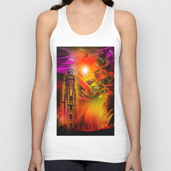 Lighthouse romance Unisex Tank Top