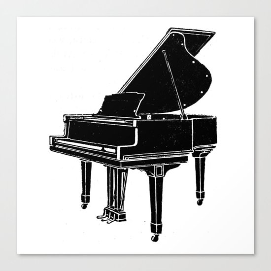 Piano Canvas Print