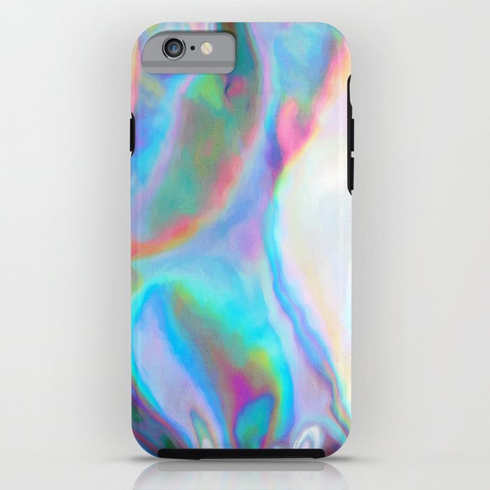 Iridescence 2 - Rainbow Abstract iPhone Case