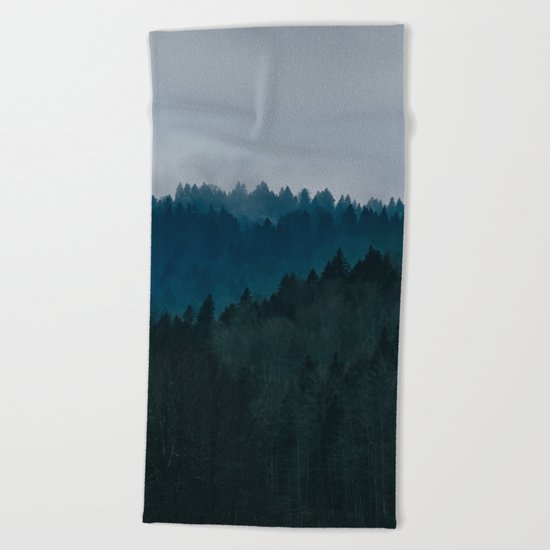 Fog Beach Towel