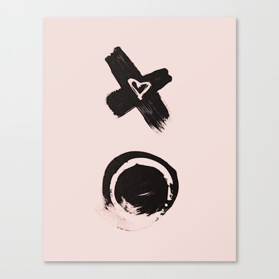 Love and kisses Canvas Print