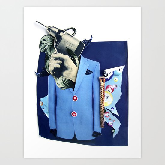 Lobotomy | Collage Art Print